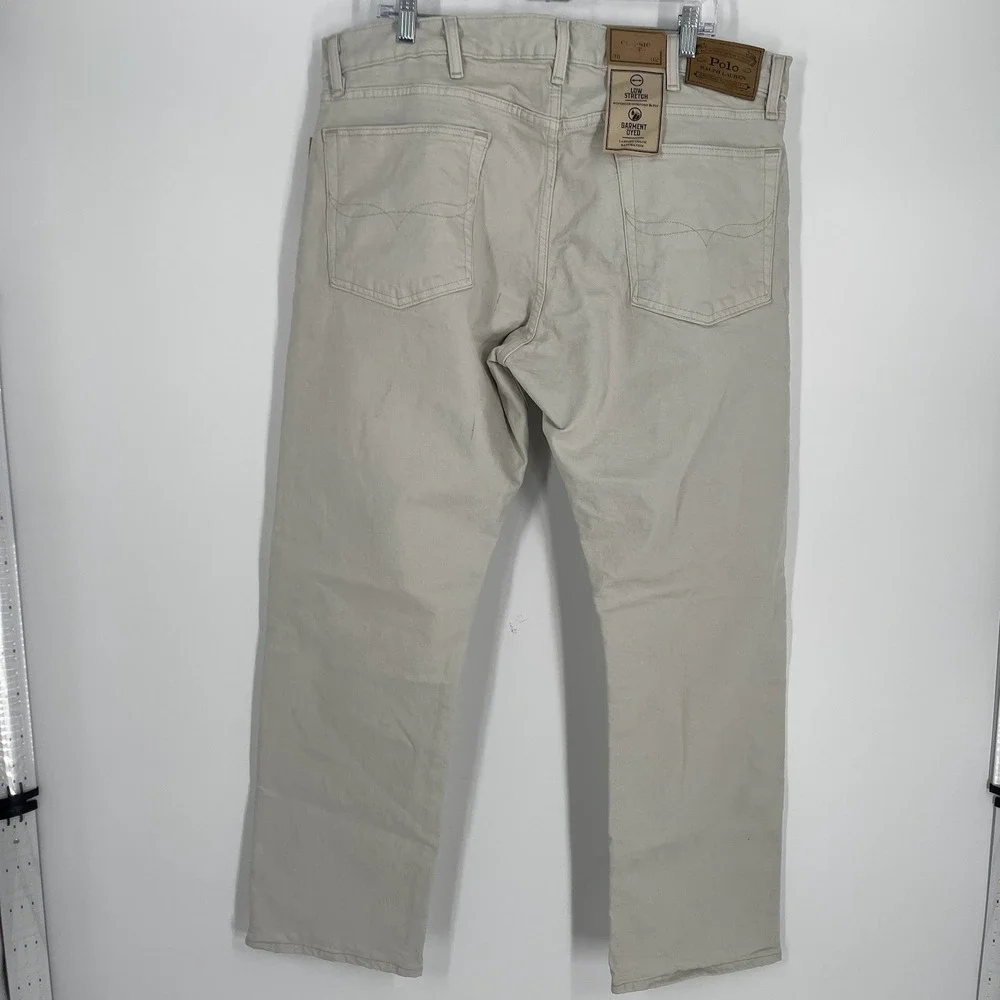 NEW Polo Ralph Lauren Men's Slim‎ Straight Stretch Sateen Five-Pocket Pants